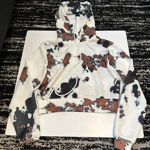 Fashion nova cropped hoodie